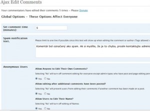 Wordpress komentáre a ich úprava Wordpress