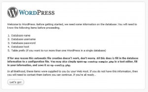 Inštalácia wordpress: Vytvorenie wp-config.php súboru Inštalácia wordpress: Vytvorenie wp-config.php súboru