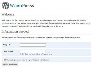 Inštalácia wordpress: Už len 5 minút Inštalácia wordpress: Už len 5 minút